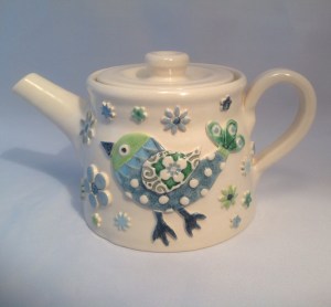 Blue Bird Teapot