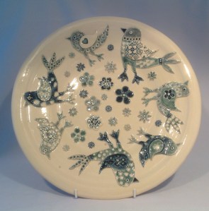 Blue Birds Plate