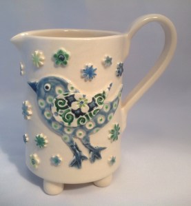 Blue Bird Jug